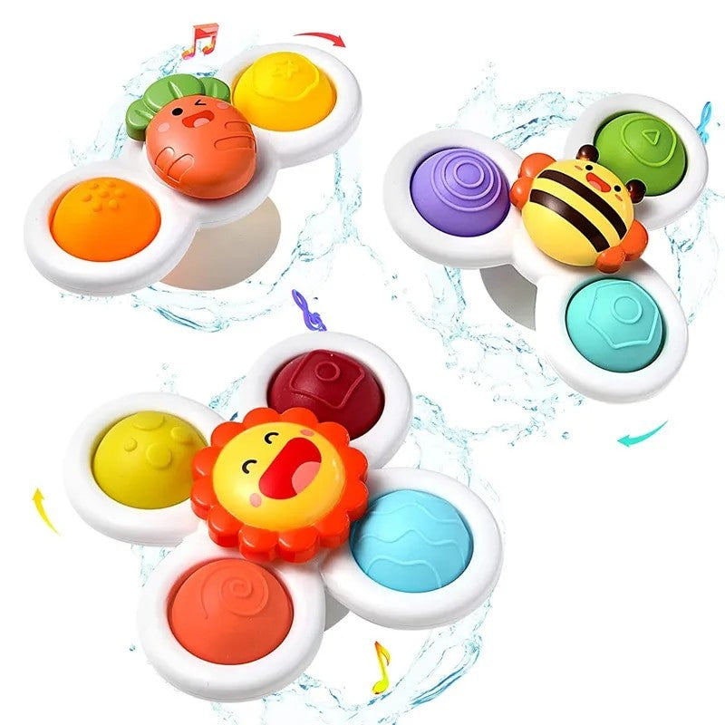 3 pièces spinner à ventouse bébé