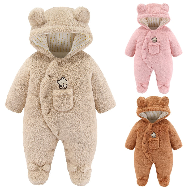 Barboteuse en peluche d'ours