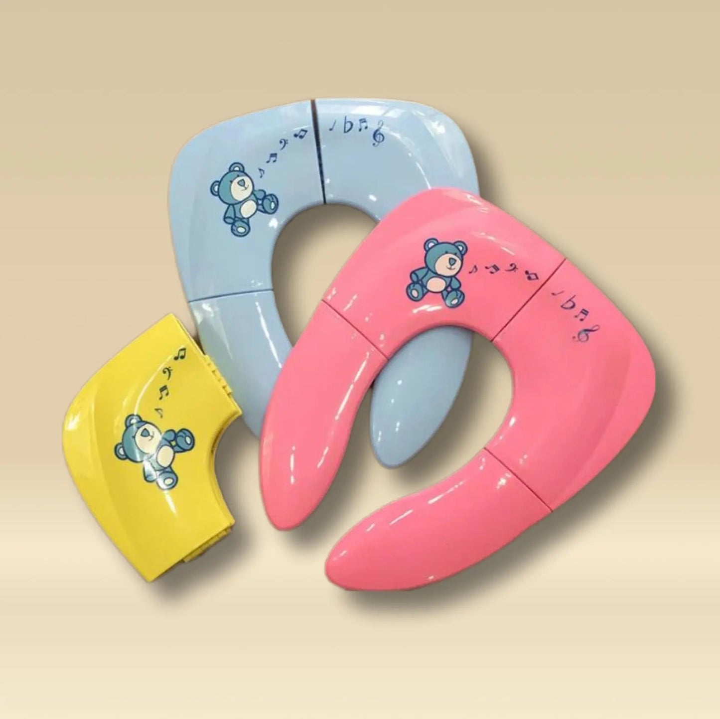 Siège de toilette portable pliant