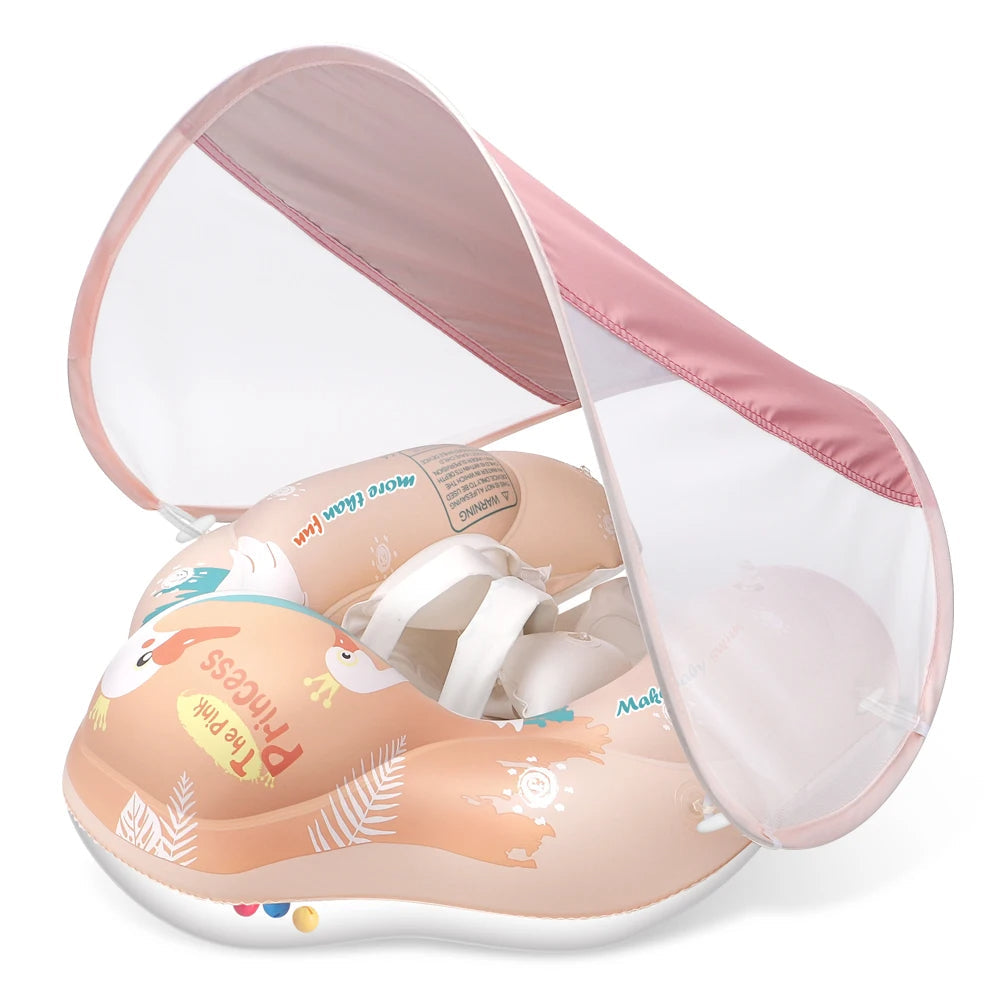 Bouée bébé avec pare soleil