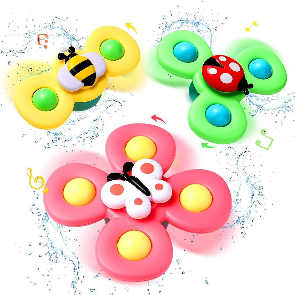 3 pièces spinner à ventouse bébé