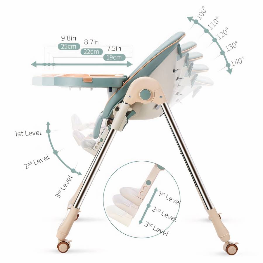 Chaise haute multifonction pour bébé