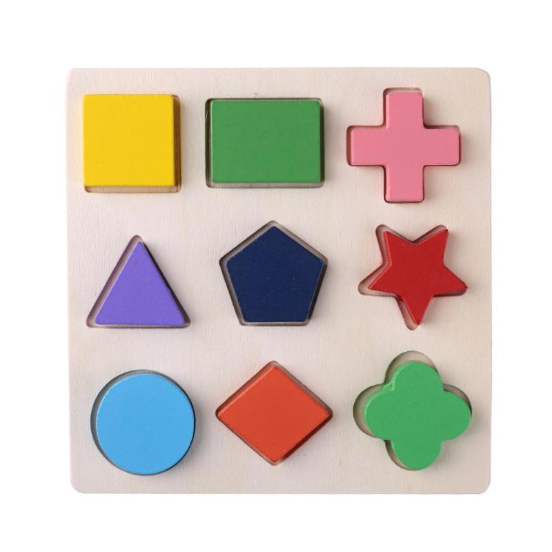 Puzzle formes géométriques montessori