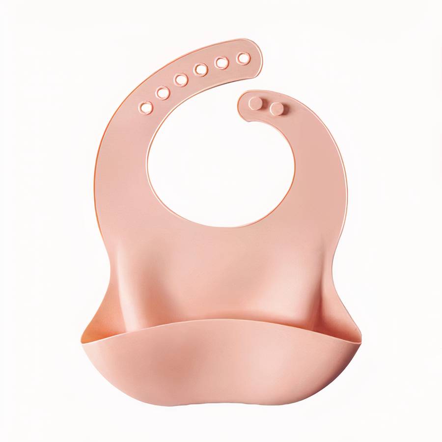 Bavoir en silicone réglable pour bébés