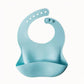 Bavoir en silicone réglable pour bébés