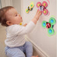 3 pièces spinner à ventouse bébé