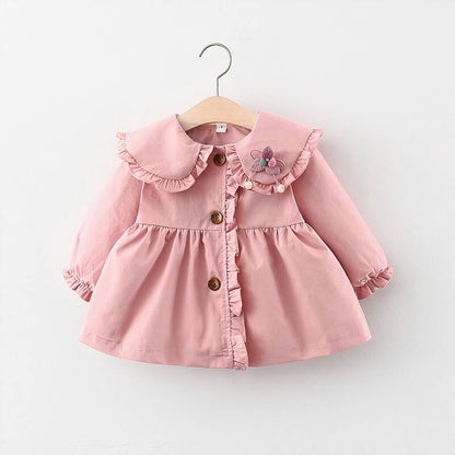 Veste de petite fille à manches longues