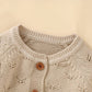Barboteuse tricotée 100% coton pour bébé