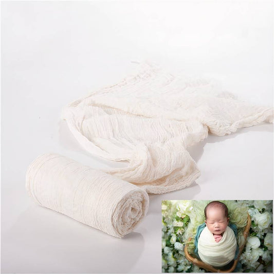 Couverture en coton doux et extensible pour bébé