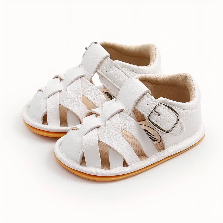 Sandales en cuir souple pour bébés