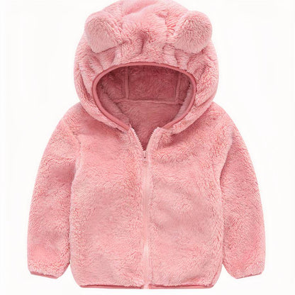 Manteau à capuche en forme d’ours pour bébé