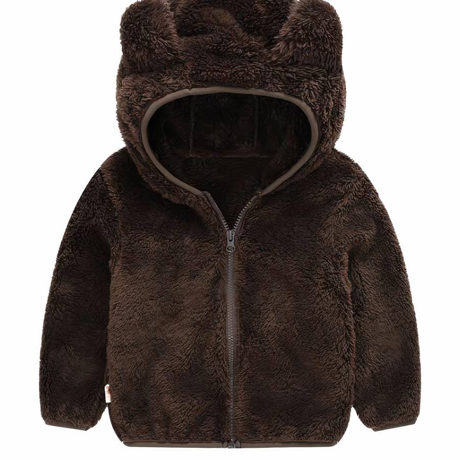 Manteau à capuche en forme d’ours pour bébé