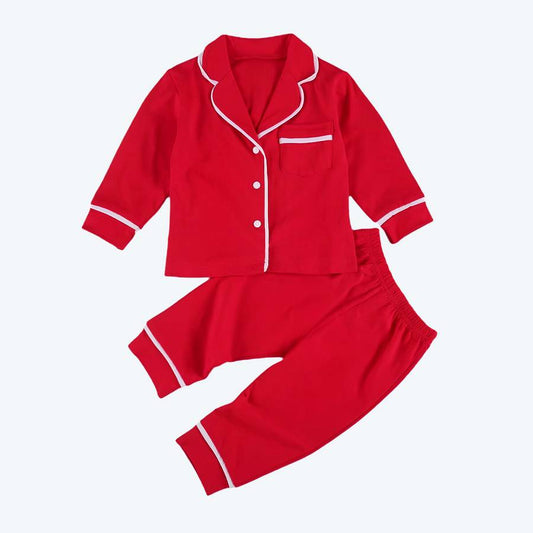 Pyjama unisexe en coton pour bébé