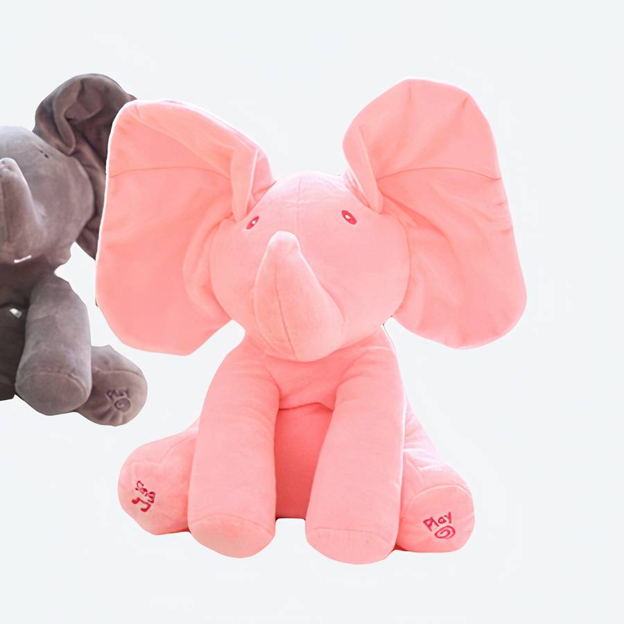 Robot éléphant en peluche pour enfants