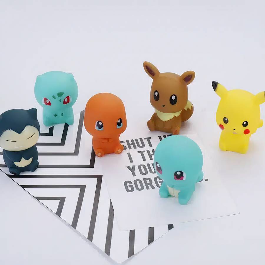 Lot de 6 jouets de bain pokémon pour bébé