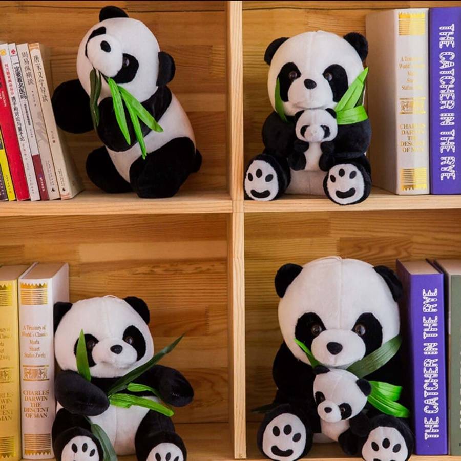 Panda de grande taille mignon en peluche pour bébé