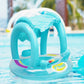 Bouée de piscine avec pare-soleil