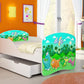 Lit pour enfant Luna avec motifs colorés et tiroir de rangement