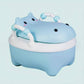 Pot de toilette motif hippopotame pour bébé