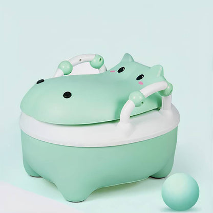 Pot de toilette motif hippopotame pour bébé