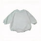Barboteuse courte style sweat pour bébé