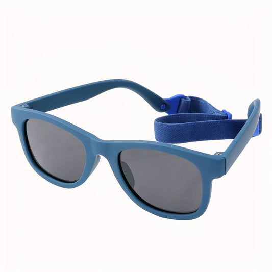 Lunette de soleil bébé carré avec lacet