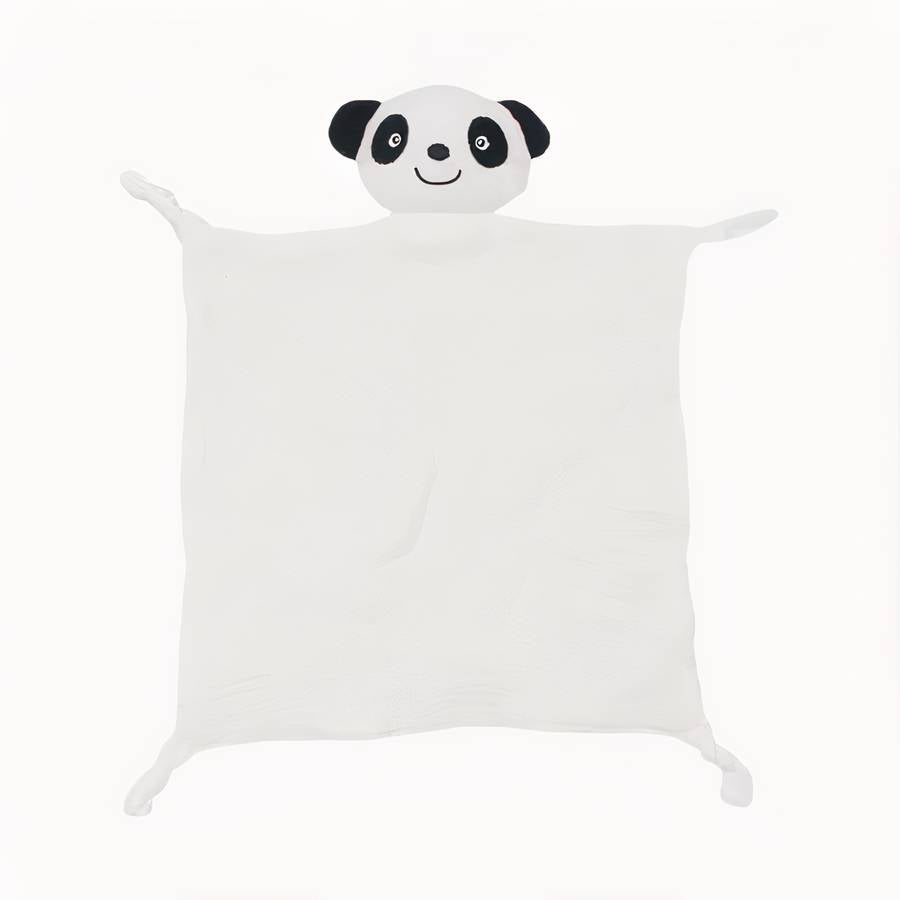 Doudou bébé panda mignon en coton pour filles et garçons