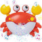 Jouet de bain musical crabe à bulles