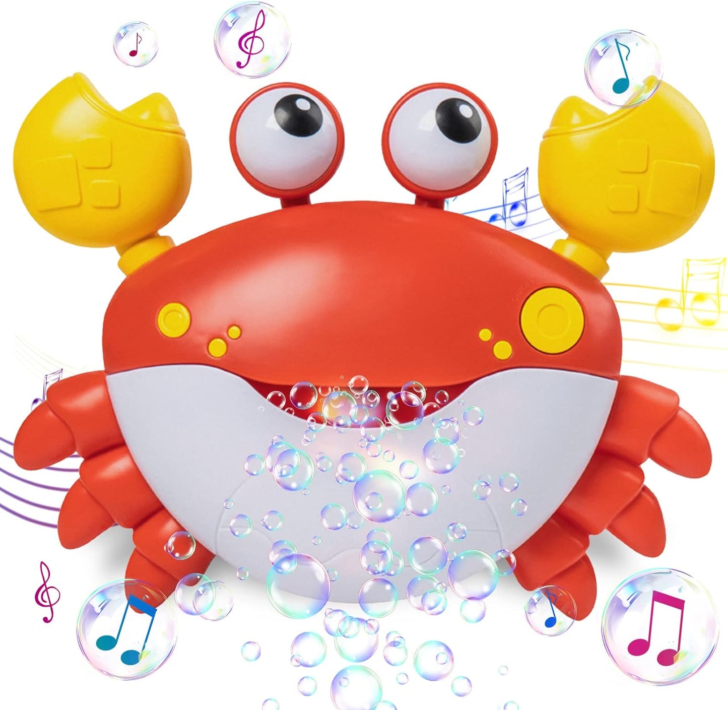 Jouet de bain musical crabe à bulles