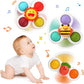 3 pièces spinner à ventouse bébé