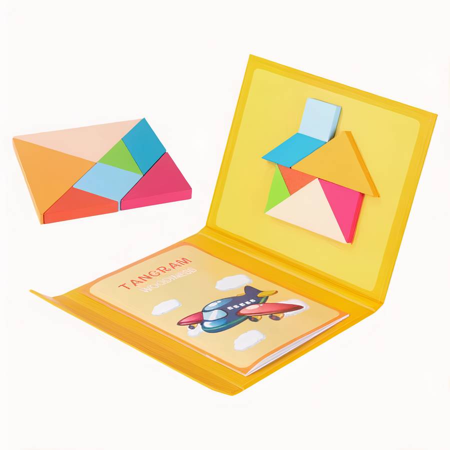 Livre de puzzle magnétique portable pour enfant