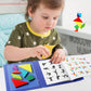 Livre de puzzle magnétique portable pour enfant