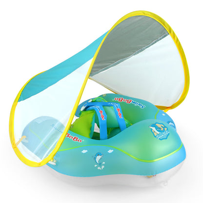 Bouée bébé avec pare soleil