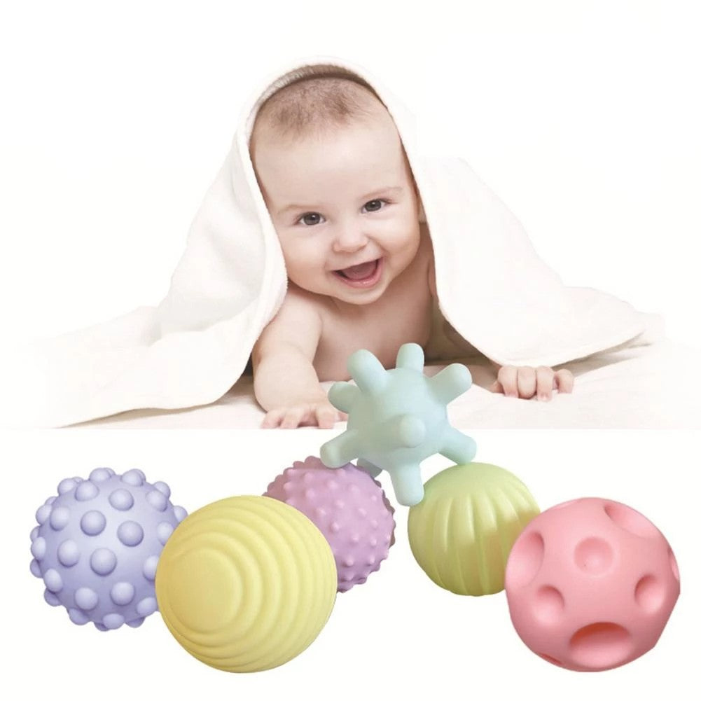 Lot de 6 balles sensorielles pour bébé