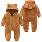 Combinaison ourson bébé en peluche