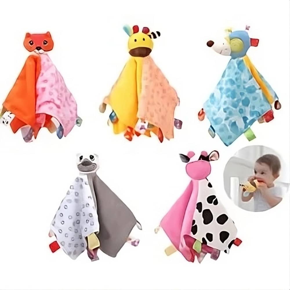 Doudou en forme d’animal pour bébé