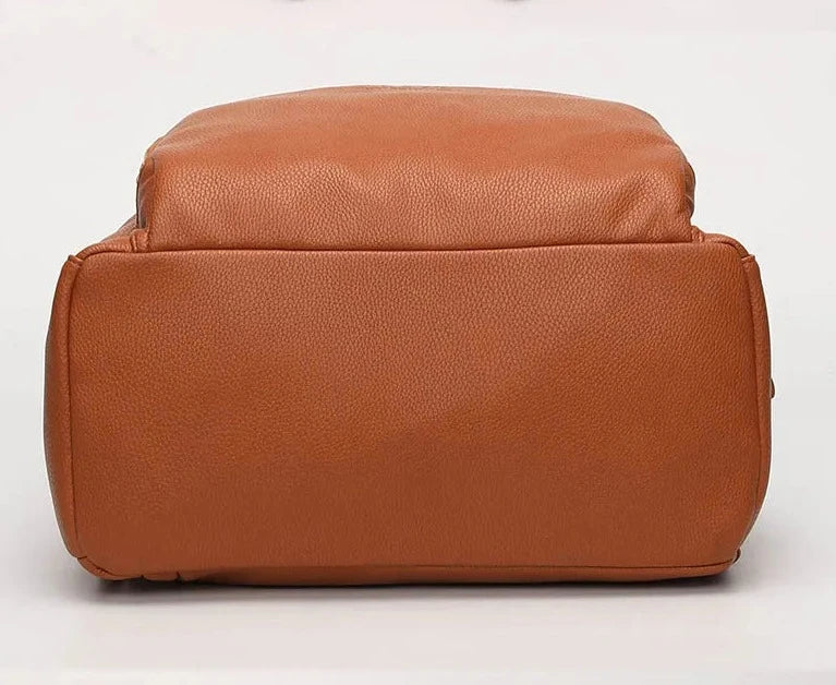 Ensemble sac à langer en cuir