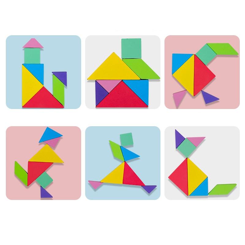 Tangram magnétique montessori