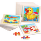 Puzzles en bois pour enfant 10 pièces