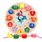 Horloge montessori de tri de formes