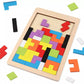 Puzzle tetris en bois