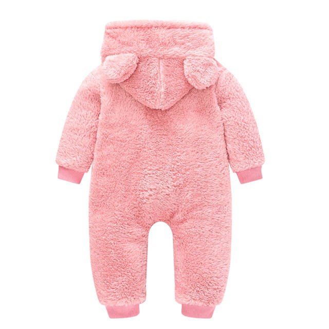 Combinaison ourson bébé en peluche