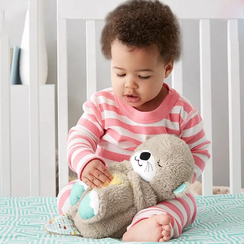 Doudou ma loutre câlin bonne nuit qui respire