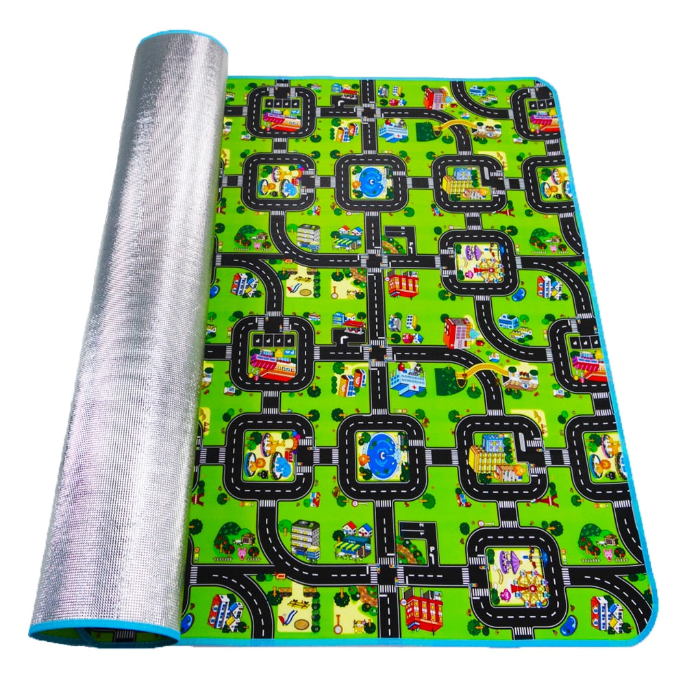 Tapis circuit de voiture enfant