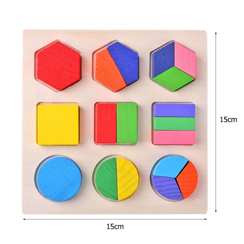 Puzzle formes géométriques montessori