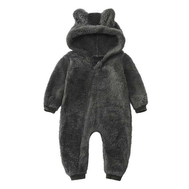 Combinaison ourson bébé en peluche