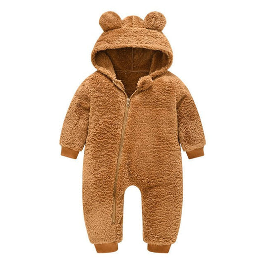 Combinaison ourson bébé en peluche