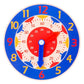 Horloge en bois montessori