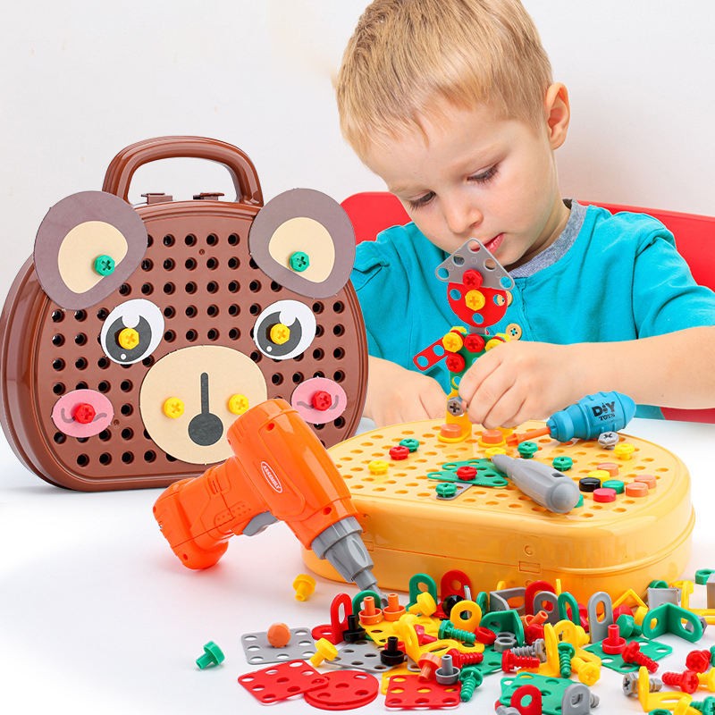 Jouet perceuse visseuse montessori