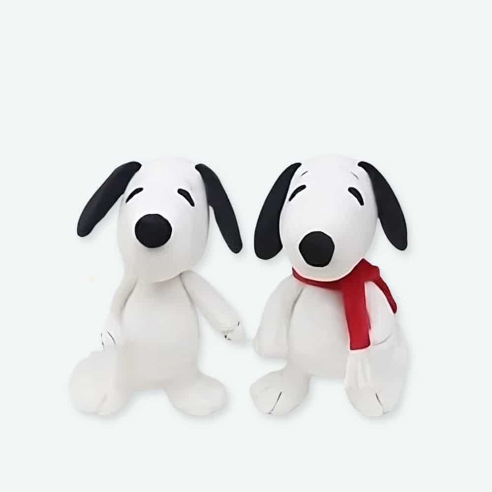 Chien en peluche de dessin animé kawaii